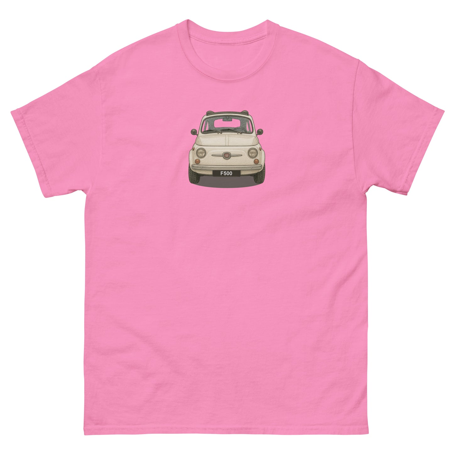Fiat 500 t-shirt - classic car tee, car enthusiast apparel, gift for him, unisex