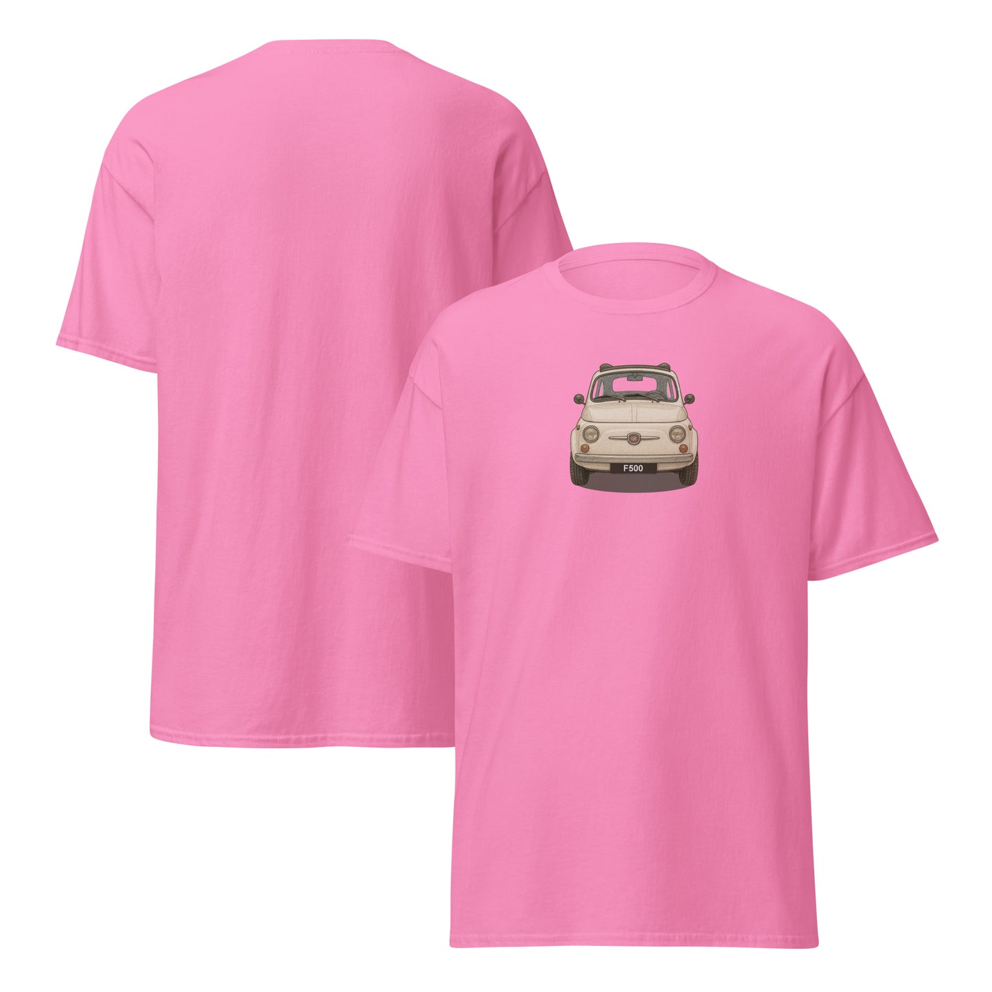Fiat 500 t-shirt - classic car tee, car enthusiast apparel, gift for him, unisex