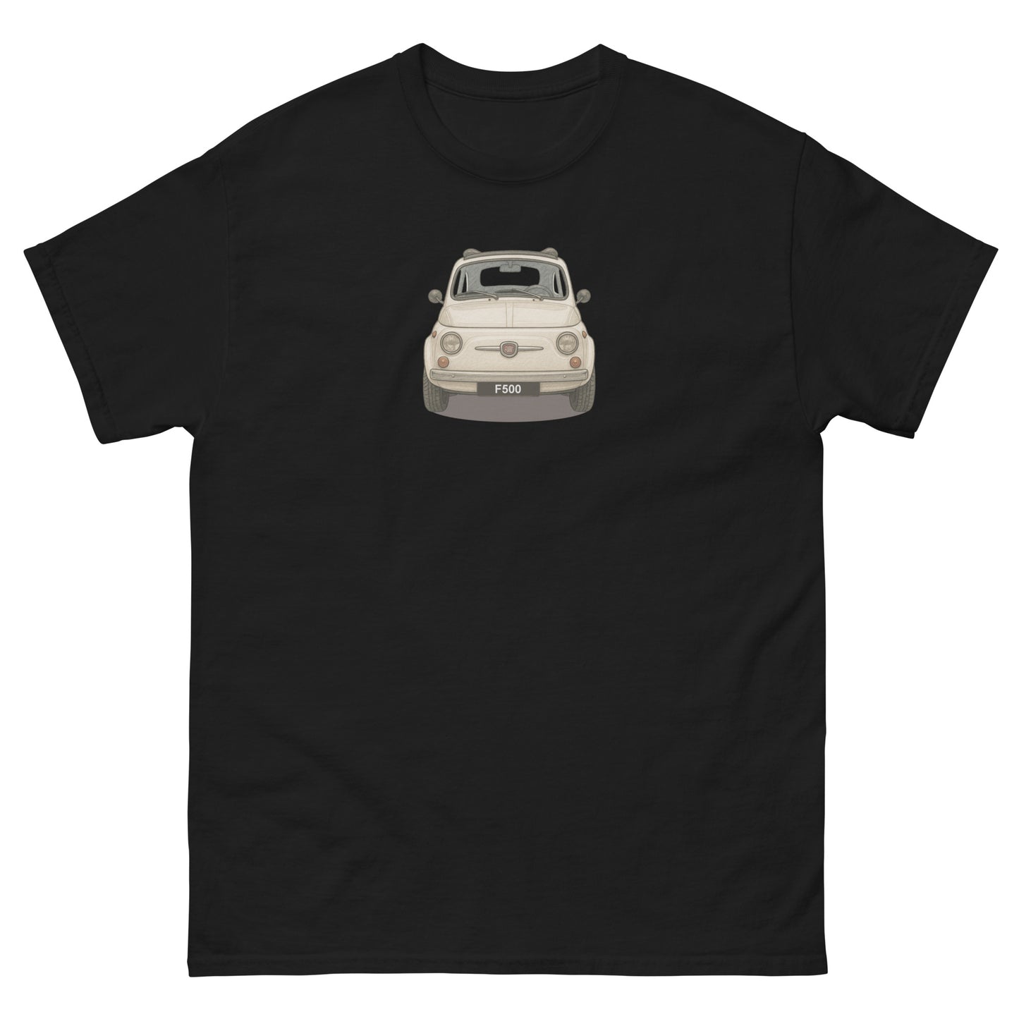 Fiat 500 t-shirt - classic car tee, car enthusiast apparel, gift for him, unisex