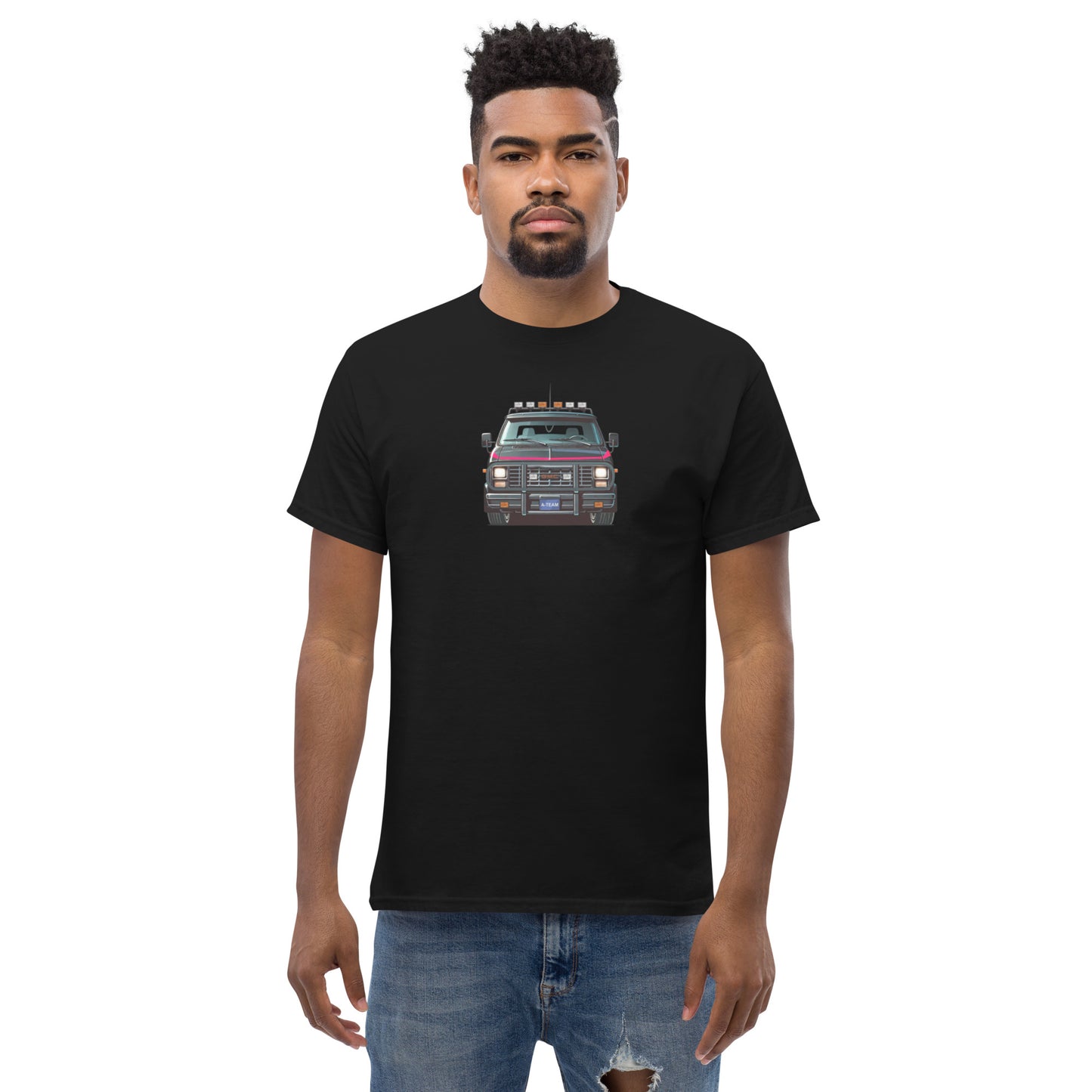 52 - A-team van t-shirt - classic movie car t-shirt, car enthusiast apparel, gifts for him, unisex