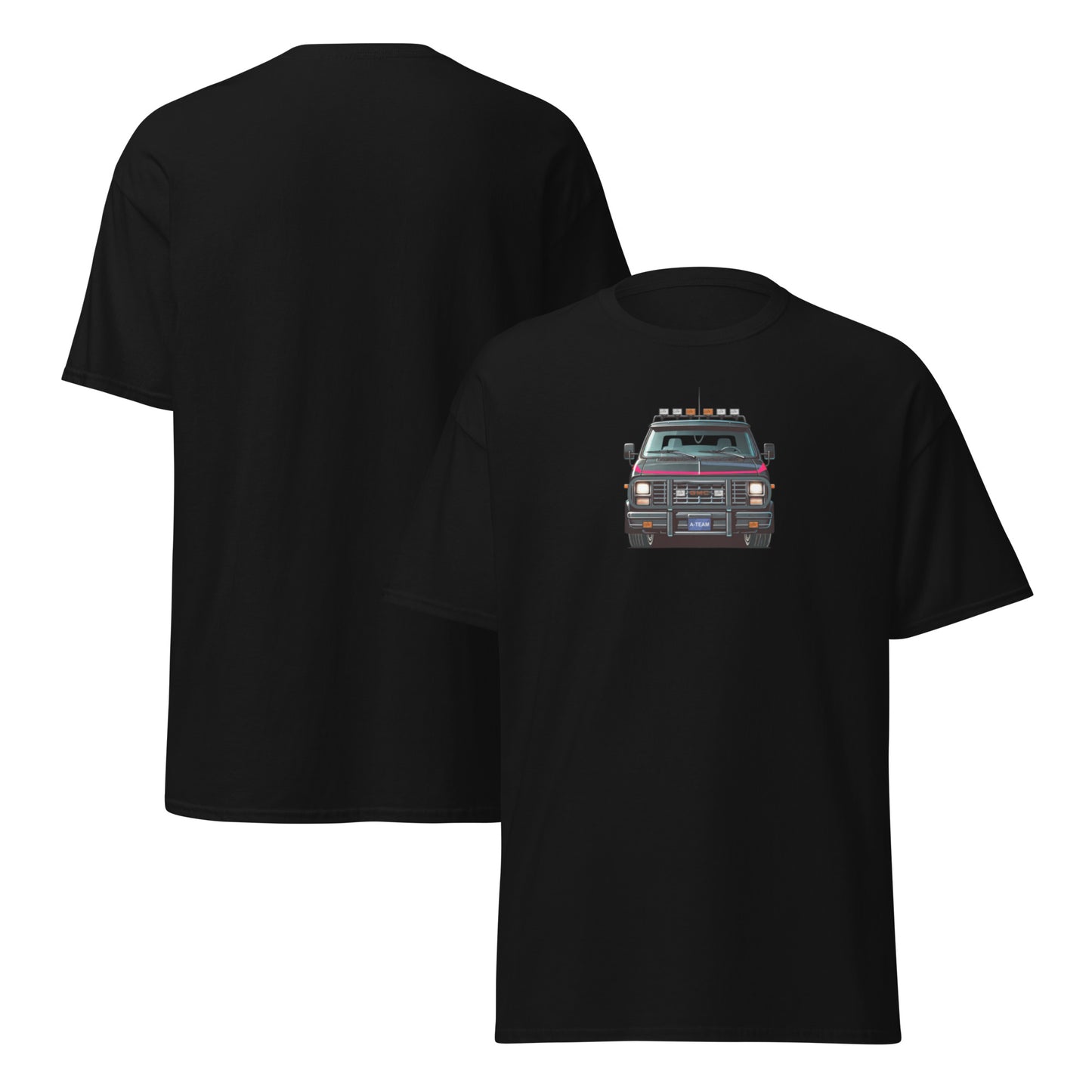52 - A-team van t-shirt - classic movie car t-shirt, car enthusiast apparel, gifts for him, unisex