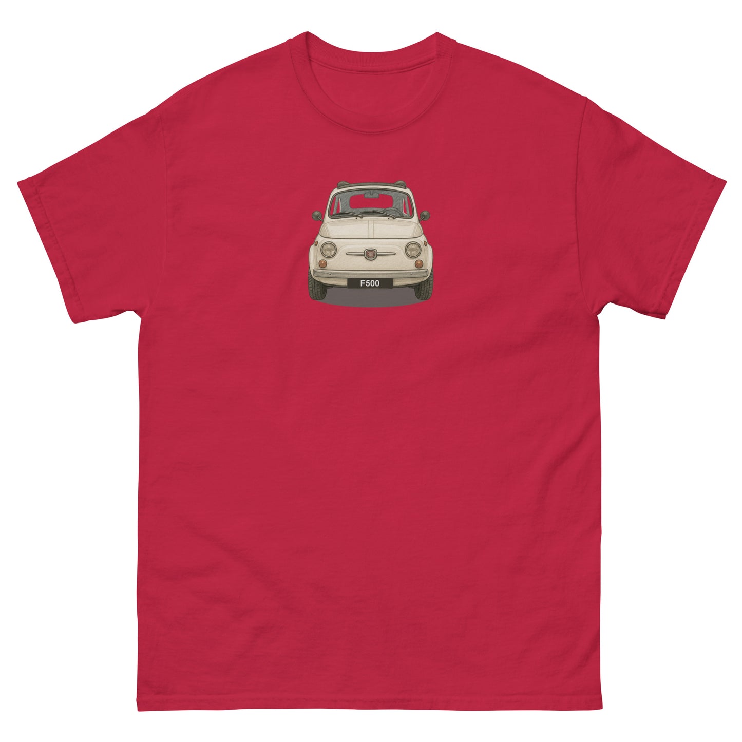 Fiat 500 t-shirt - classic car tee, car enthusiast apparel, gift for him, unisex
