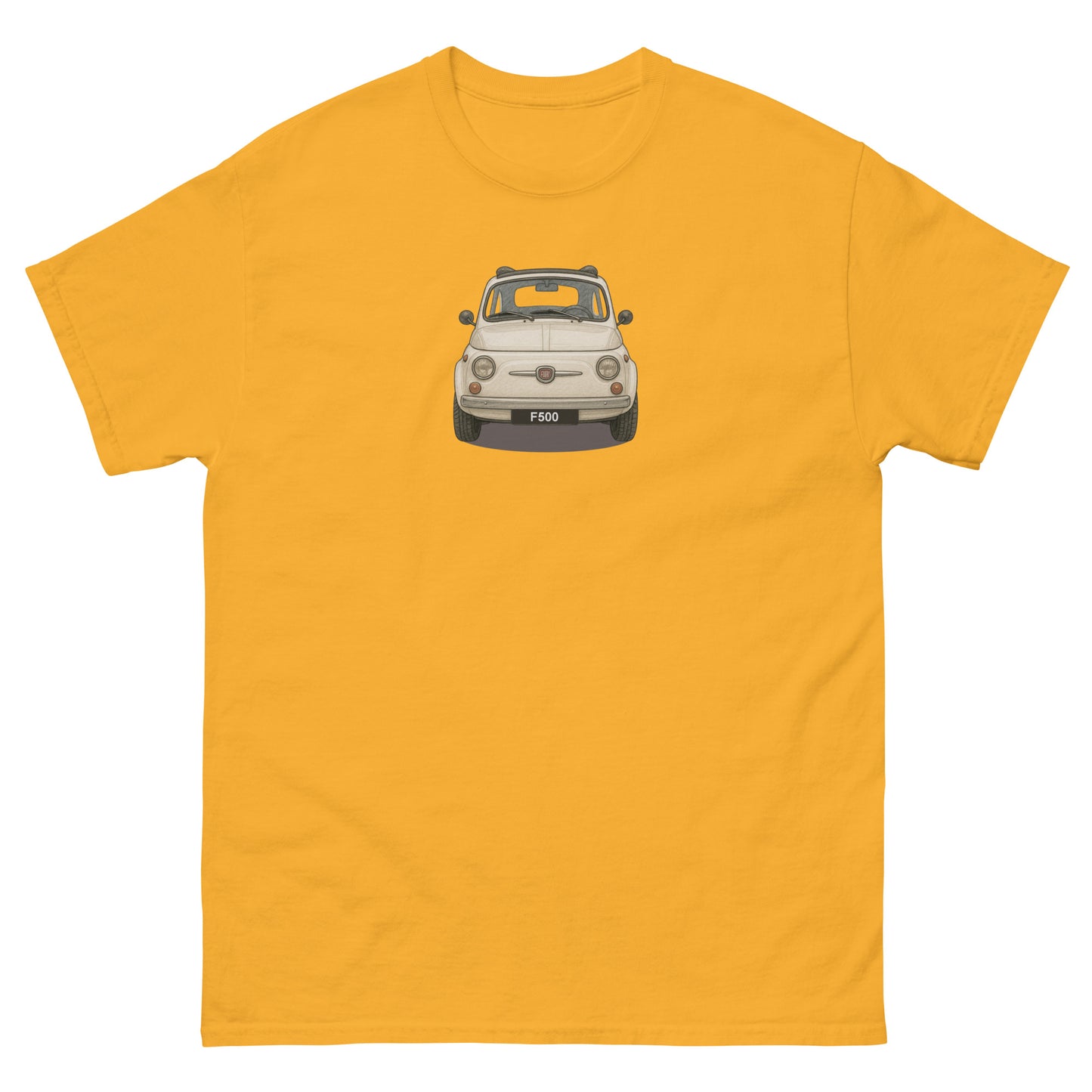Fiat 500 t-shirt - classic car tee, car enthusiast apparel, gift for him, unisex