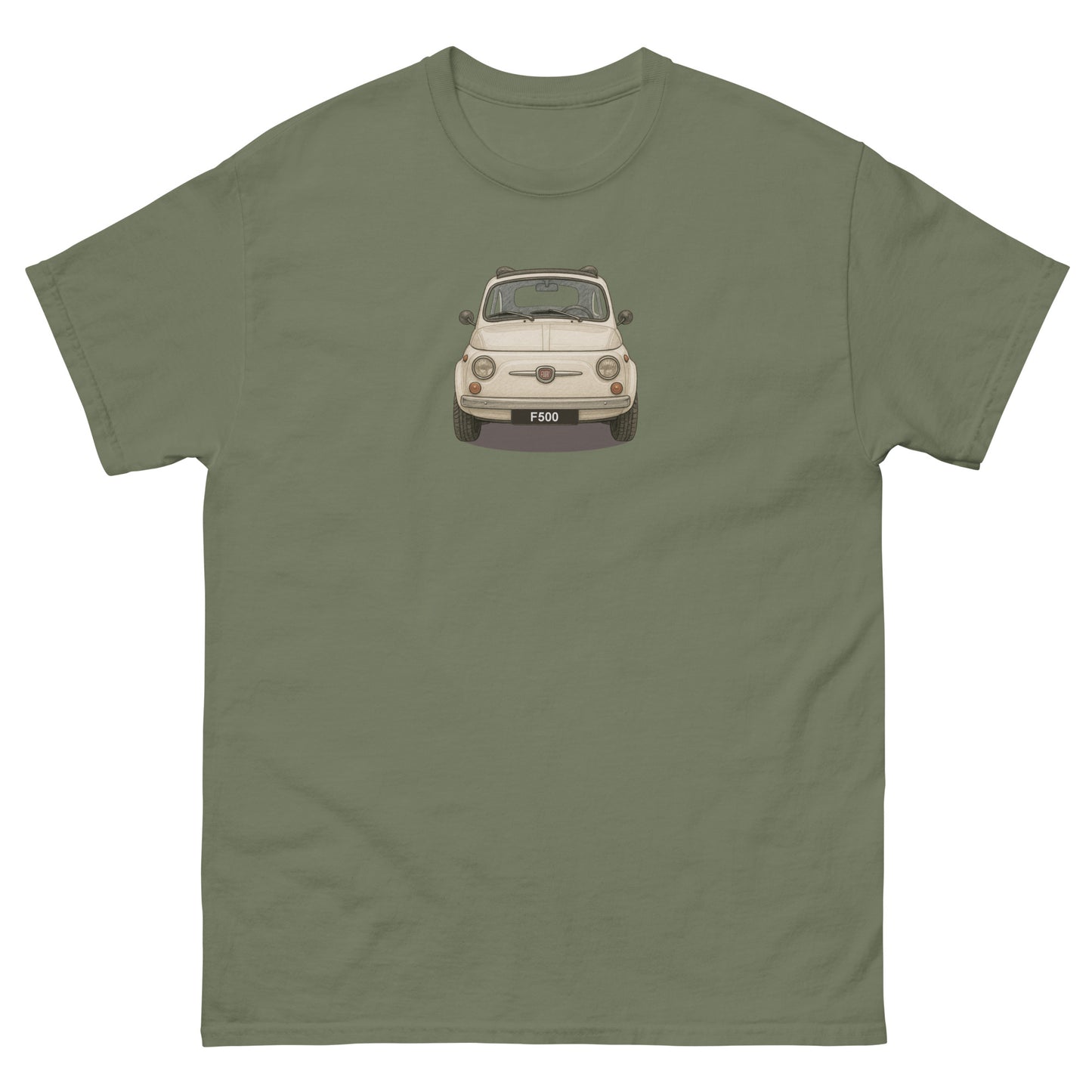 Fiat 500 t-shirt - classic car tee, car enthusiast apparel, gift for him, unisex