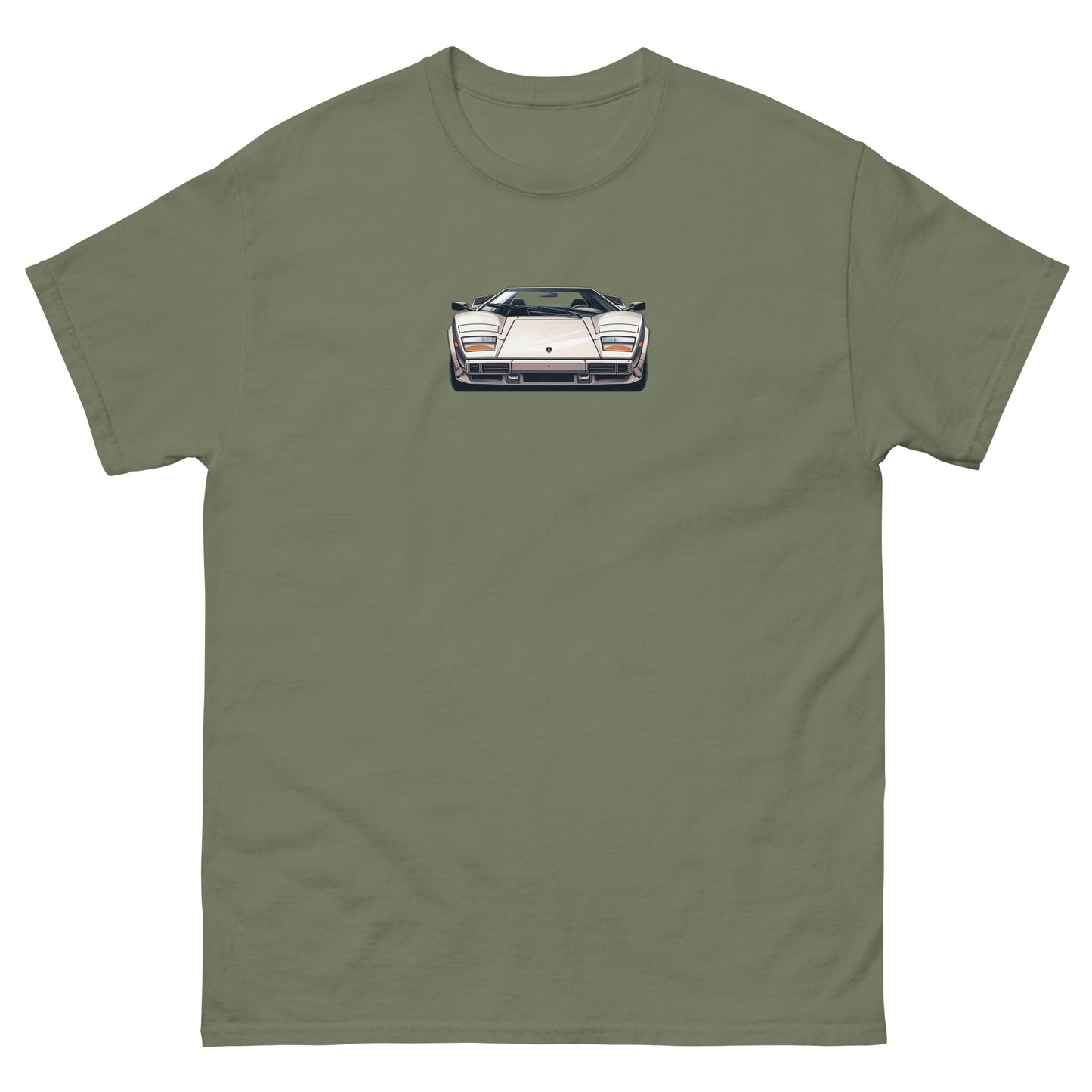 5 - Lamborghini Countach supercar t-shirt - classic car tee, car enthusiast apparel, gifts for him, unisex