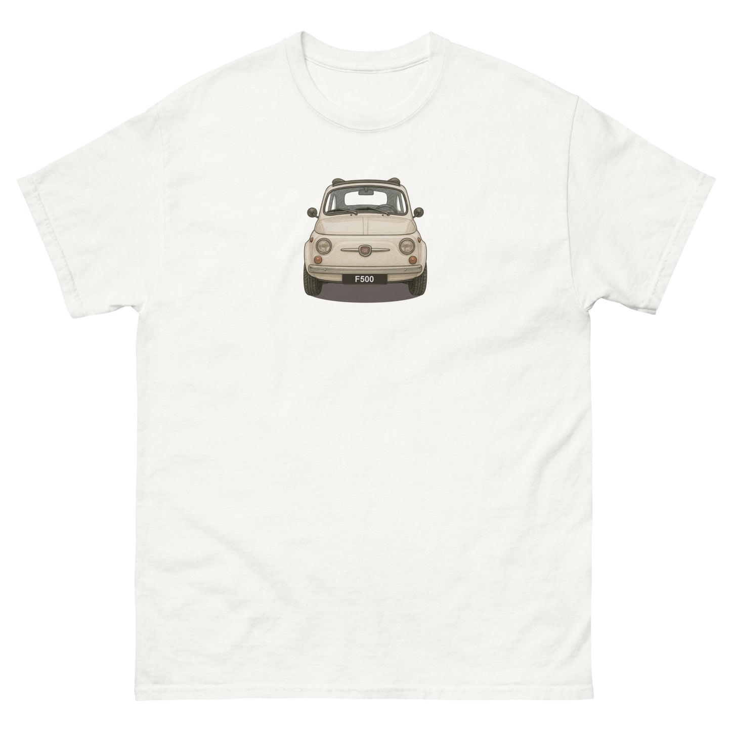 Fiat 500 t-shirt - classic car tee, car enthusiast apparel, gift for him, unisex