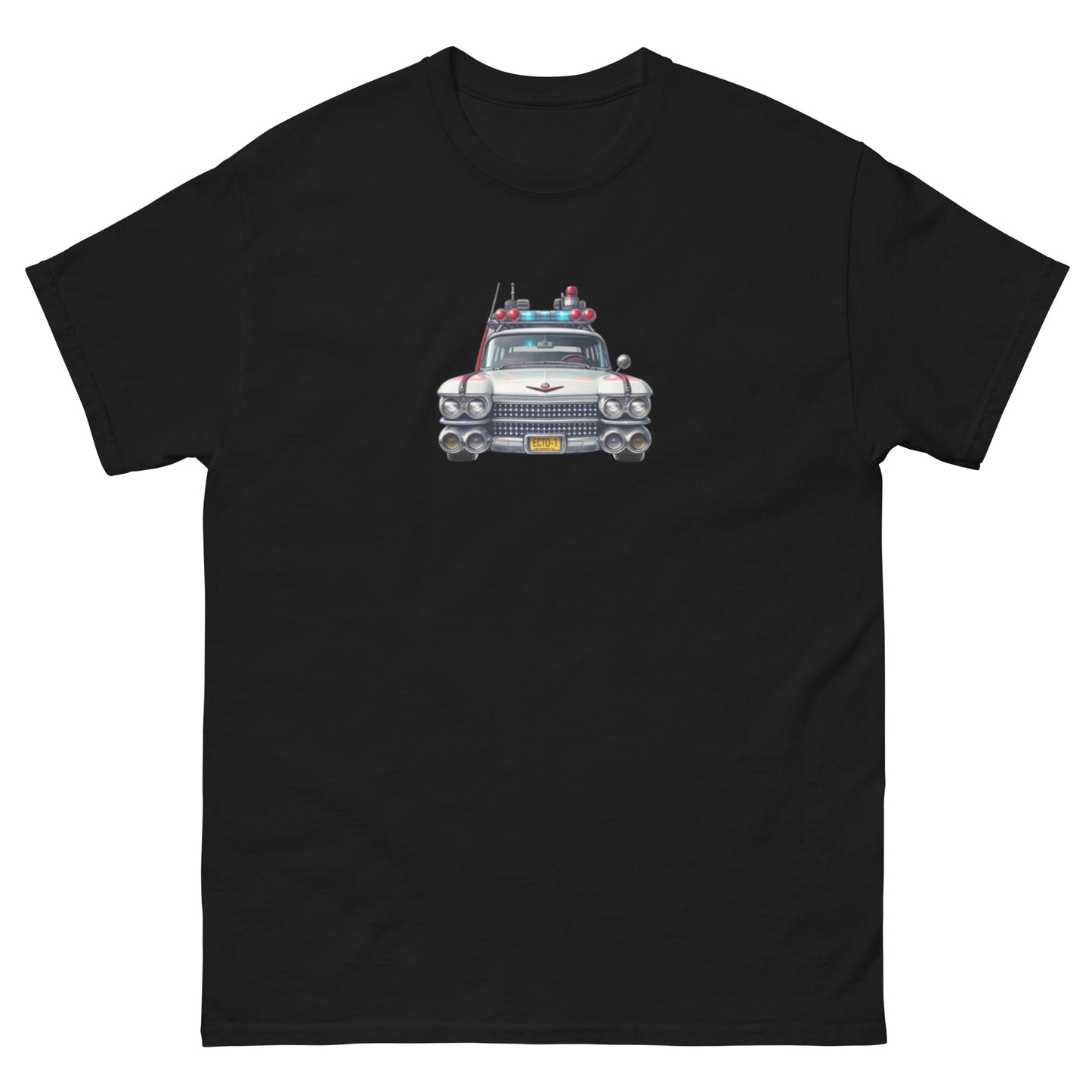 Cadillac Miller-Meteor Ecto-1 t-shirt - classic movie car tee, car enthusiast apparel, gifts for him, unisex