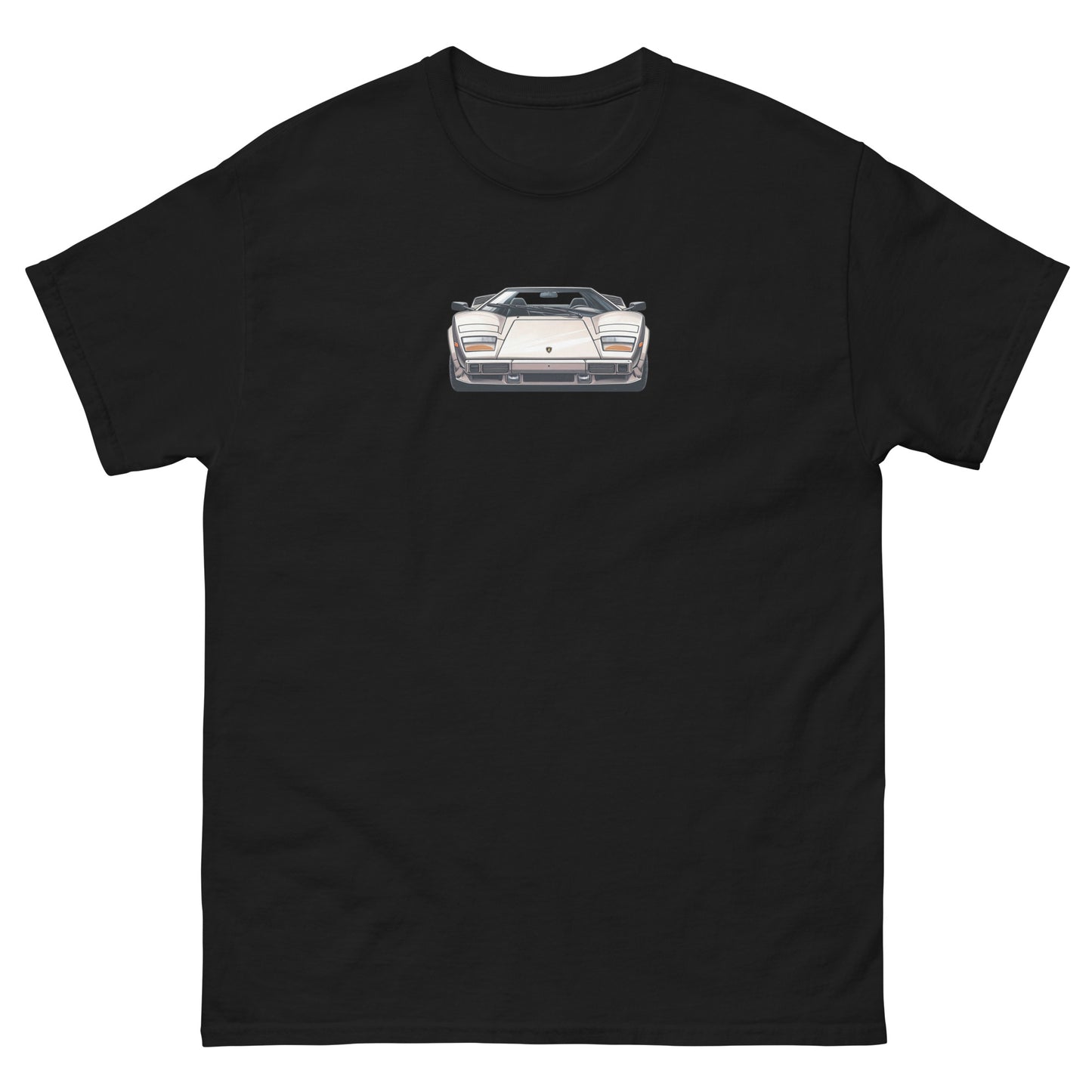 5 - Lamborghini Countach supercar t-shirt - classic car tee, car enthusiast apparel, gifts for him, unisex