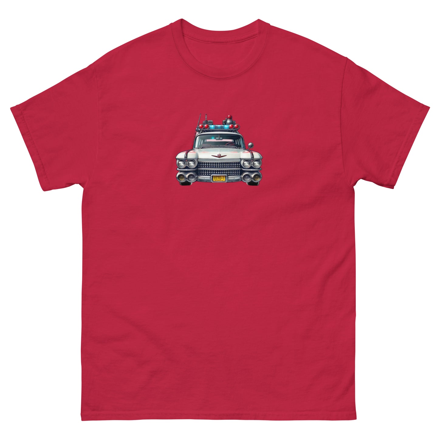 Cadillac Miller-Meteor Ecto-1 t-shirt - classic movie car tee, car enthusiast apparel, gifts for him, unisex