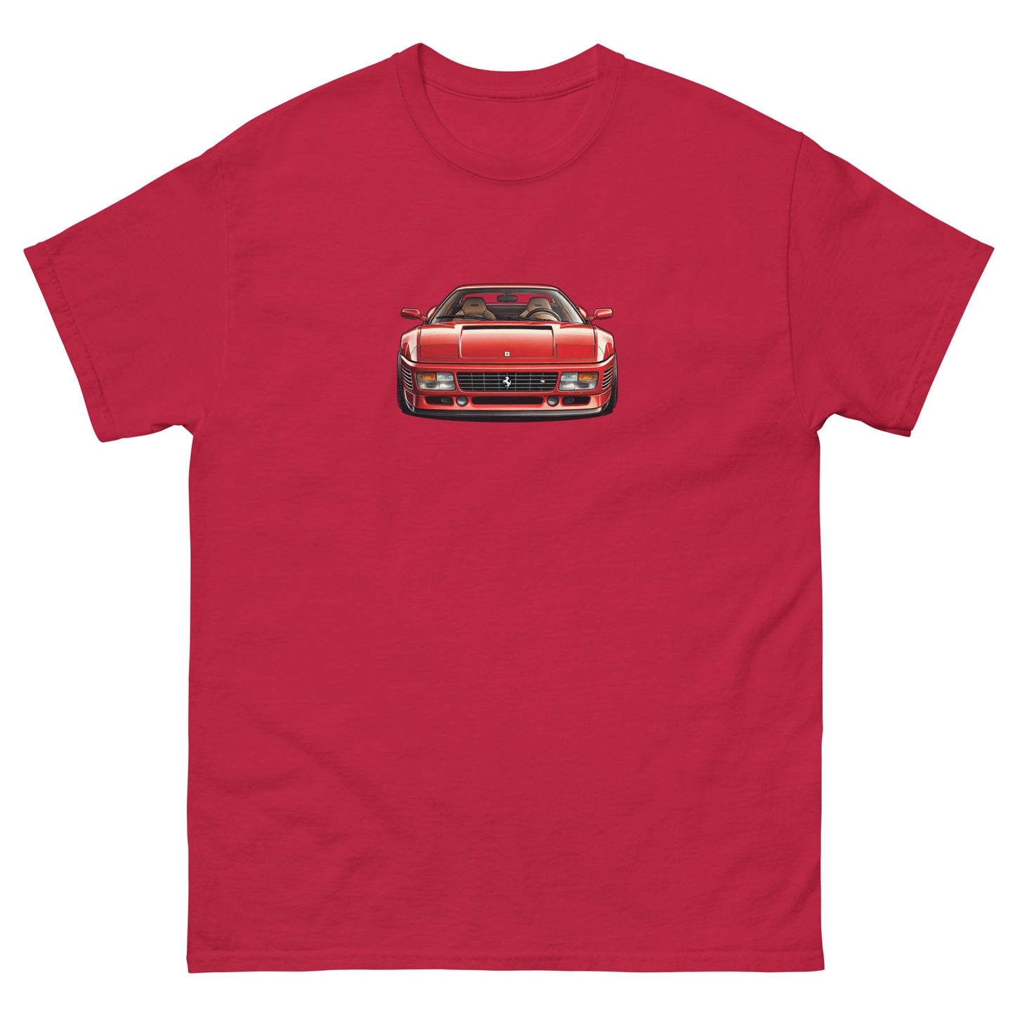 Ferrari Testarossa t-shirt - classic supercar tee, car enthusiast apparel, gifts for him, unisex