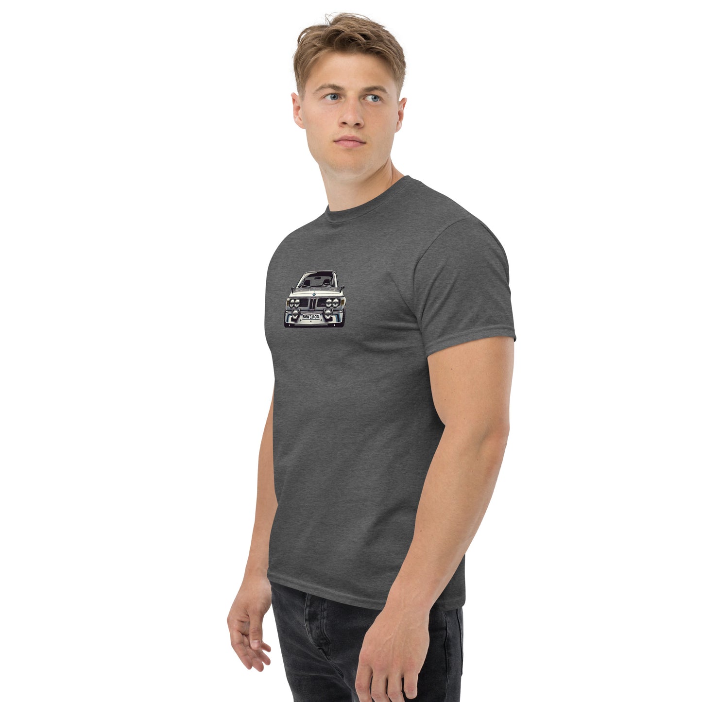 BMW CSL t-shirt - classic car tee, car enthusiast apparel, gifts for him, unisex