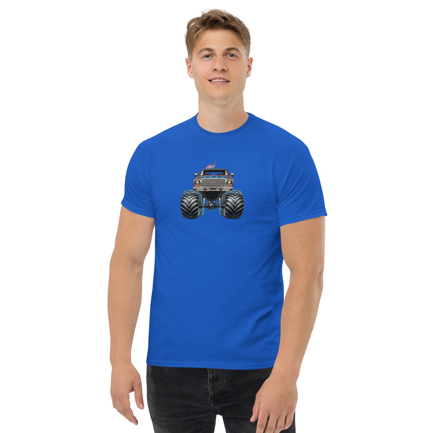 Monster truck t-shirt - monster truck car tee, car enthusiast apparel, gifts for him, unisex