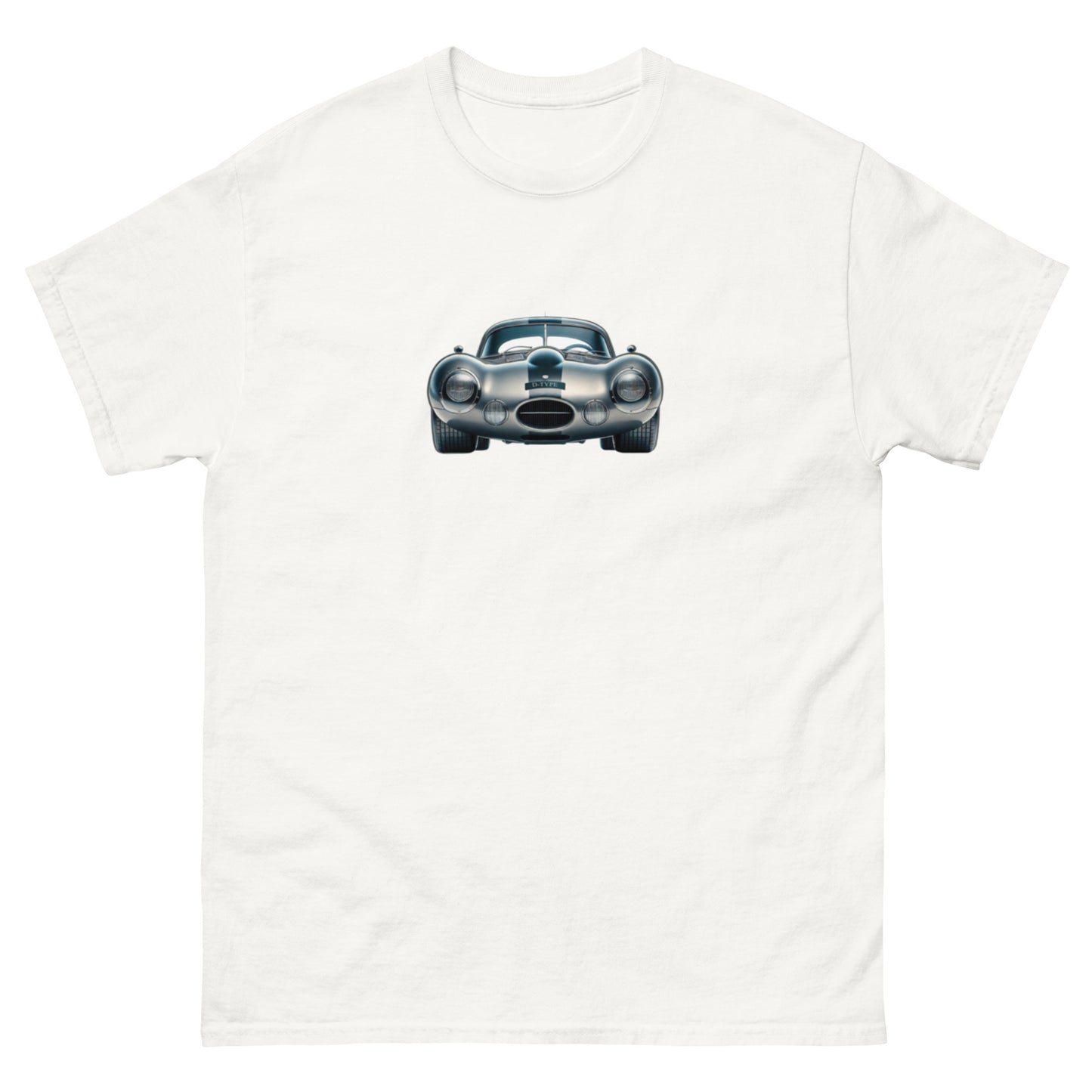 Jaguar D-Type racing car t-shirt - classic car tee, car enthusiast apparel, gifts for him, unisex