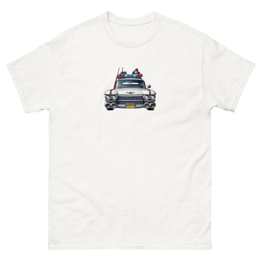 Cadillac Miller-Meteor Ecto-1 t-shirt - classic movie car tee, car enthusiast apparel, gifts for him, unisex