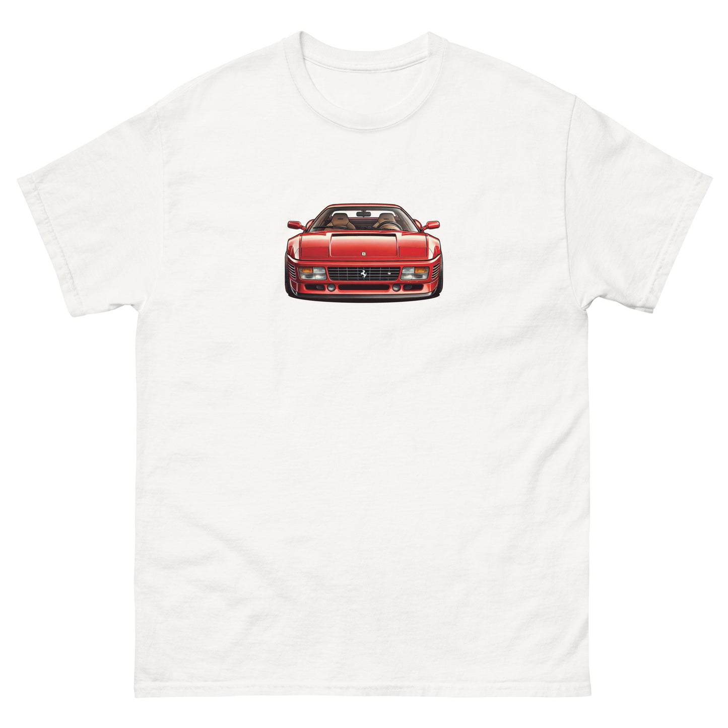 Ferrari Testarossa t-shirt - classic supercar tee, car enthusiast apparel, gifts for him, unisex