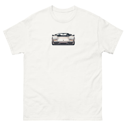 5 - Lamborghini Countach supercar t-shirt - classic car tee, car enthusiast apparel, gifts for him, unisex