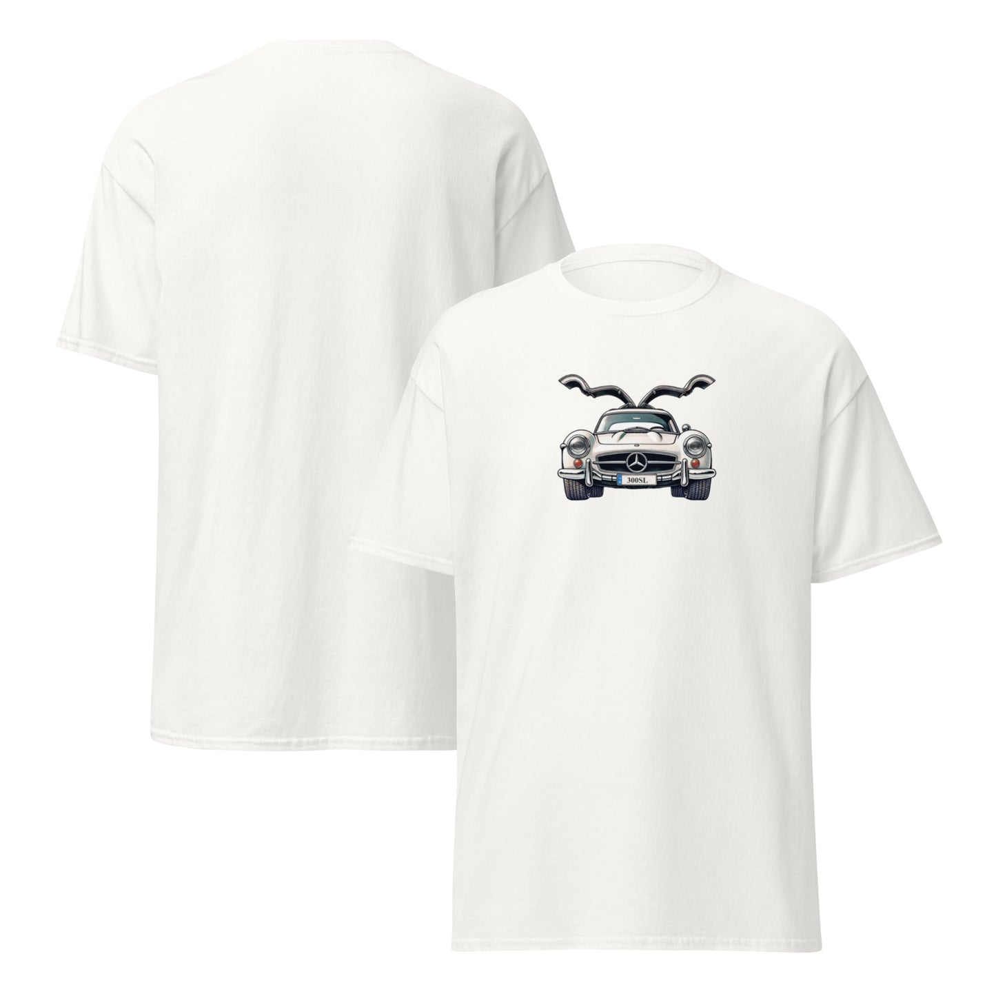 Mercedes 300SL Gullwing classic car t-shirt - classic car tee, car enthusiast apparel, gifts for him, unisex