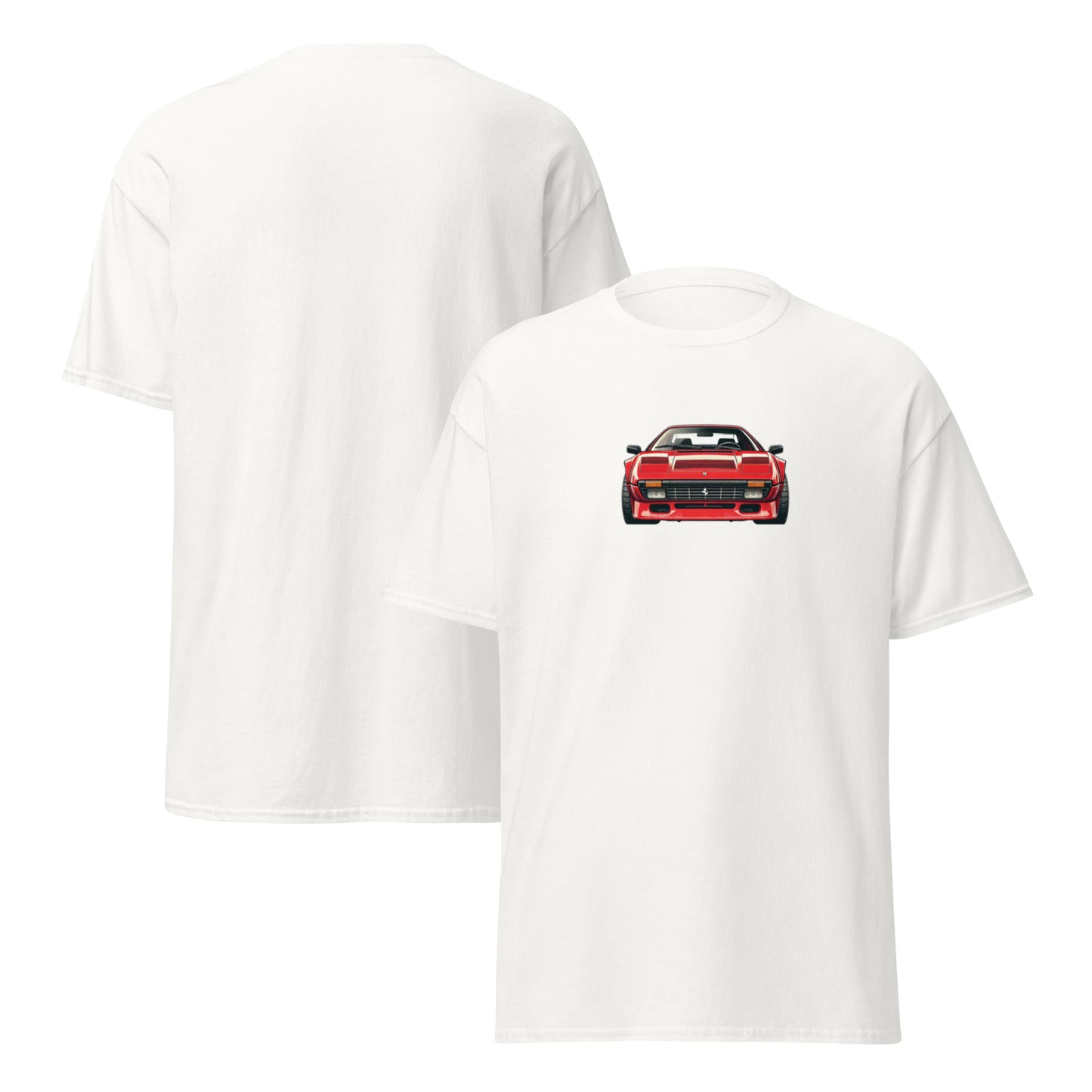 Ferrari 308 GTS t-shirt - classic car tee, car enthusiast apparel, gifts for him, unisex