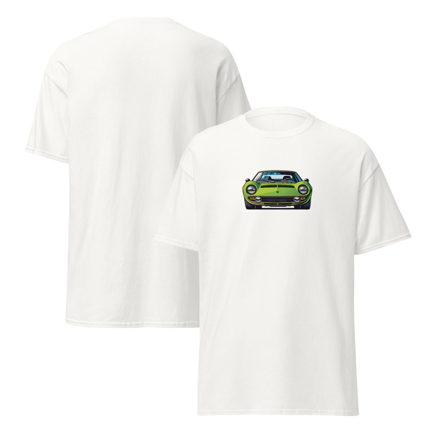 Lamborghini Miura t-shirt - classic supercar tee, car enthusiast apparel, gifts for him, unisex